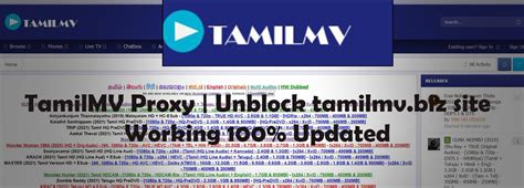 proxy of tamilmv|TamilMV Proxy: Best MV Proxy Sites for Secure Access